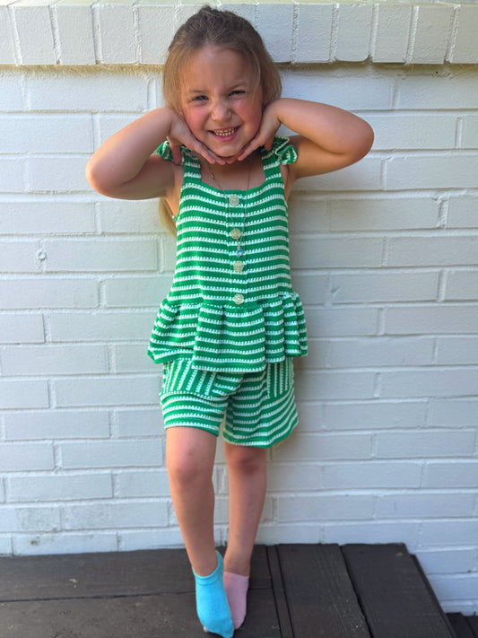 Green Two Piece Set